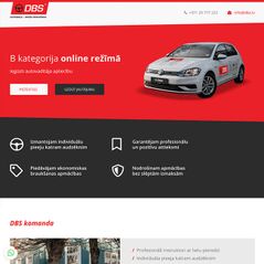 Landing page izstrāde dbs.lv